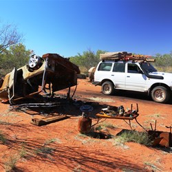 A fiery end to someone's adventure