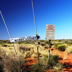 Tallawana Track turnoff