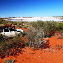 Our first glimpse of Lake Disappointment