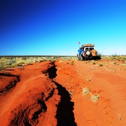 The track had been a river not long ago