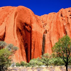 Uluru up close (from an earlier trip)