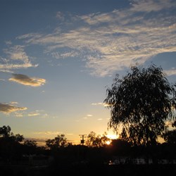 Alice Springs sunset
