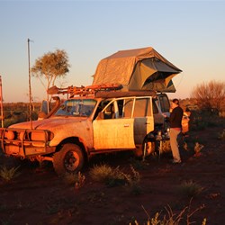 Our camp on the Gunbarrel