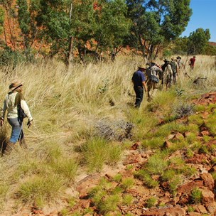Heading off on the hike