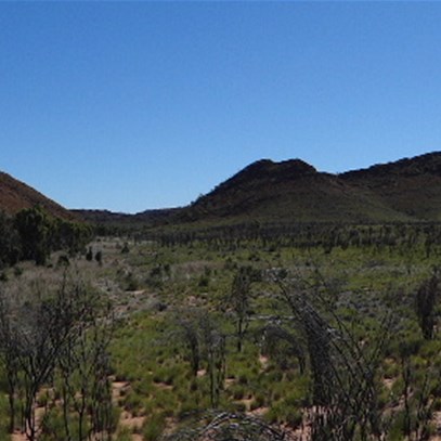 Looking due west to Wilson Glen and the Stansmore Range