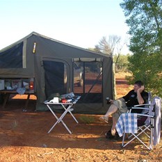 A touch ov civilisation at Ilkurlka