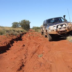 Water damage to the track