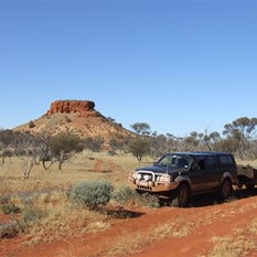 Flat topped mesa of the Morton-Craig Range