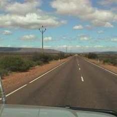 Highway view to Port Augusta