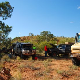 Morning Tea at Curran Curran Rockhole