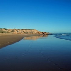 Our camp site on the Headland