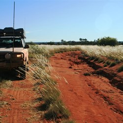 Recent heavy rains had eroded the track in some places