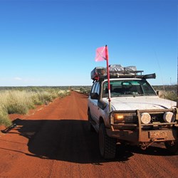 After Neale Junction the road was still wide and regularly graded