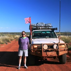 Ali looking pleased with our progress