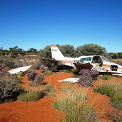 Plane crash site