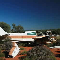 Plane crash site