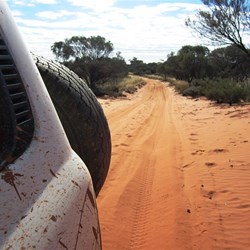 Clouds were still following us from the west