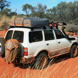 The faithful 80 Series crossing a dune