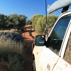 From our camp it was just a short drive to the border