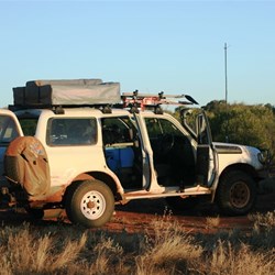 Time to set up camp.  This time at Anne's Corner