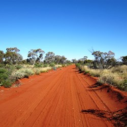 The road at the western end was in good condition