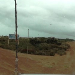 The turnoff to Balladonia Road