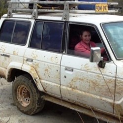 The two French girls in the 60 Series we met on the track