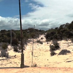 Back into beach sand on the approach to Twilight Cove