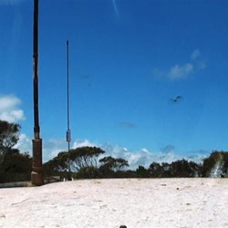 It was hard to see the track from this angle