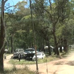 The camping areas around Howqua Hills were all pretty full