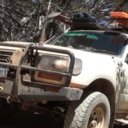 A steep section of Bluff Link Road
