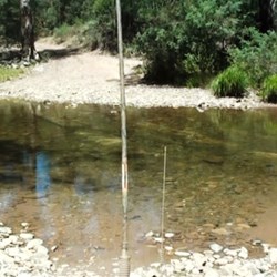 Crossing the Wongungarra River 
