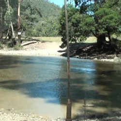 Crossing the Wongungarra River on Crooked River Road after we missed our turnoff