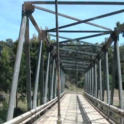Crossing Kingwill Bridge over the Wonnangatta River