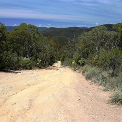 Looking from the helipad back down the way we came