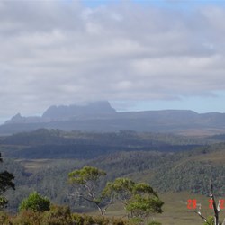 Cradle Mountain from the lookout on Main Road
