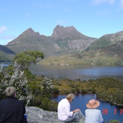 Cradle Mountain from Glacial Rock lookout