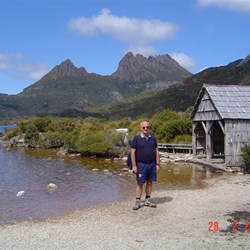 View from the Boatshed of Cradle Mountain