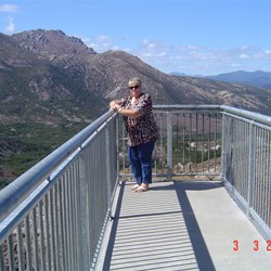 Cantilever walkway at Iron Blow Lookout