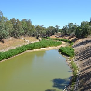 The mighty Darling River, Wilcannia