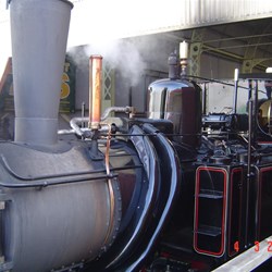Engine Number 3 ready to leave Queenstown