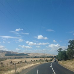 Road from Tarraleah to Ouse