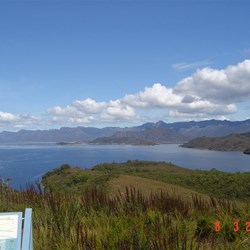 Lake Pedder from lookout near Strathgordon