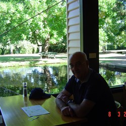 Waiting for morning tea in the Cafe