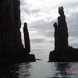 Rock shapes. This is the pass we went through at speed