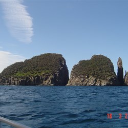 Some of the rock formations