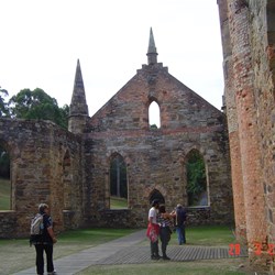 The ruins of the main Church, it was designed to house up to 1200 people