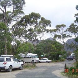 View of the camp area