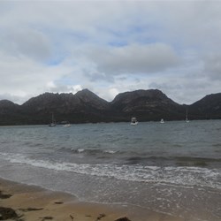 Freycinet Park and mountains to the south
