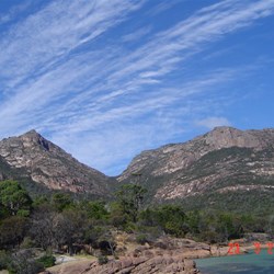 Mountains above Honeymoon Bay